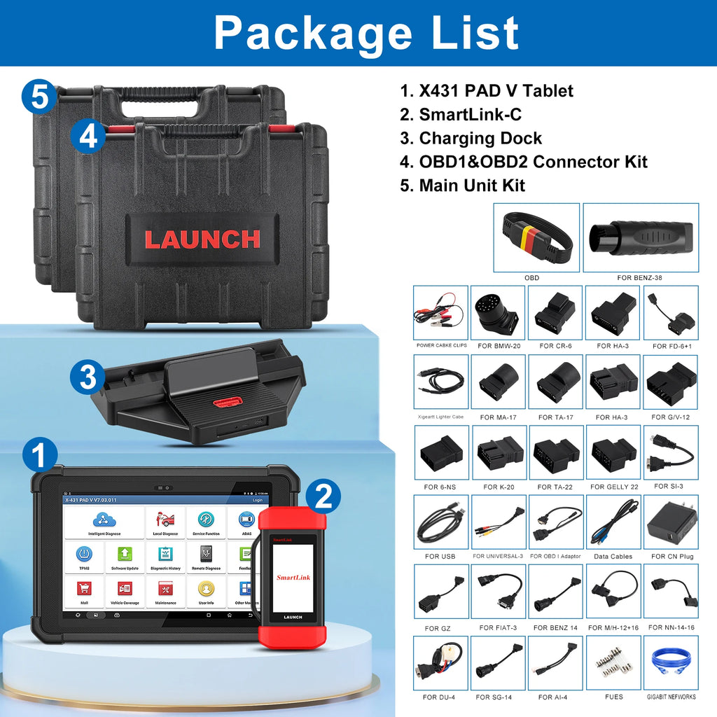 Launch X431 Bidirectional Diagnostic Scanner