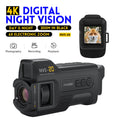 FNIRSI Telescope NVS-20 4K HD Monocular Night Vision Goggles 6X Digital Zoom 300m Hunting Camping Scope Day and Night Dual Use Blackbox Automotive Diagnostics