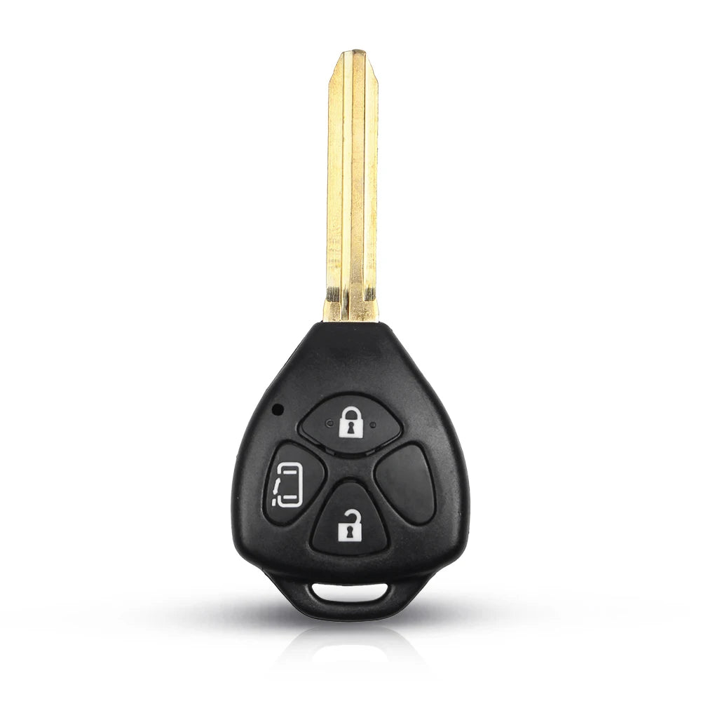 KEYYOU 2/3/4 Buttons Remote Car Key Case Shell FOB For Toyota Camry RAV4 Yaris Prado Tarago Corolla REIZ Crown Avalon Venza Blackbox Automotive Diagnostics