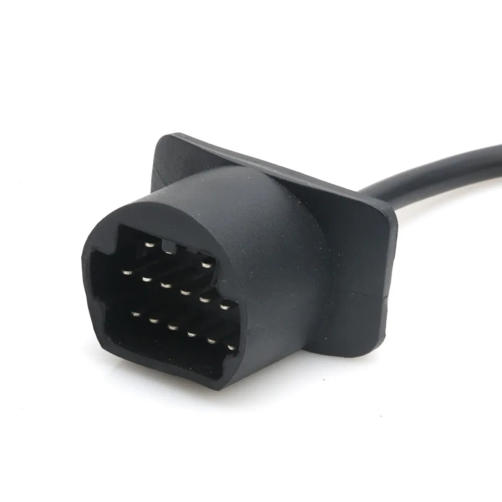 17 To 16 Pin OBD2 Adapters Automobile OBD Connectors Diagnostic Tools ELM327 Extension Cable For Mazda Blackbox Automotive Diagnostics