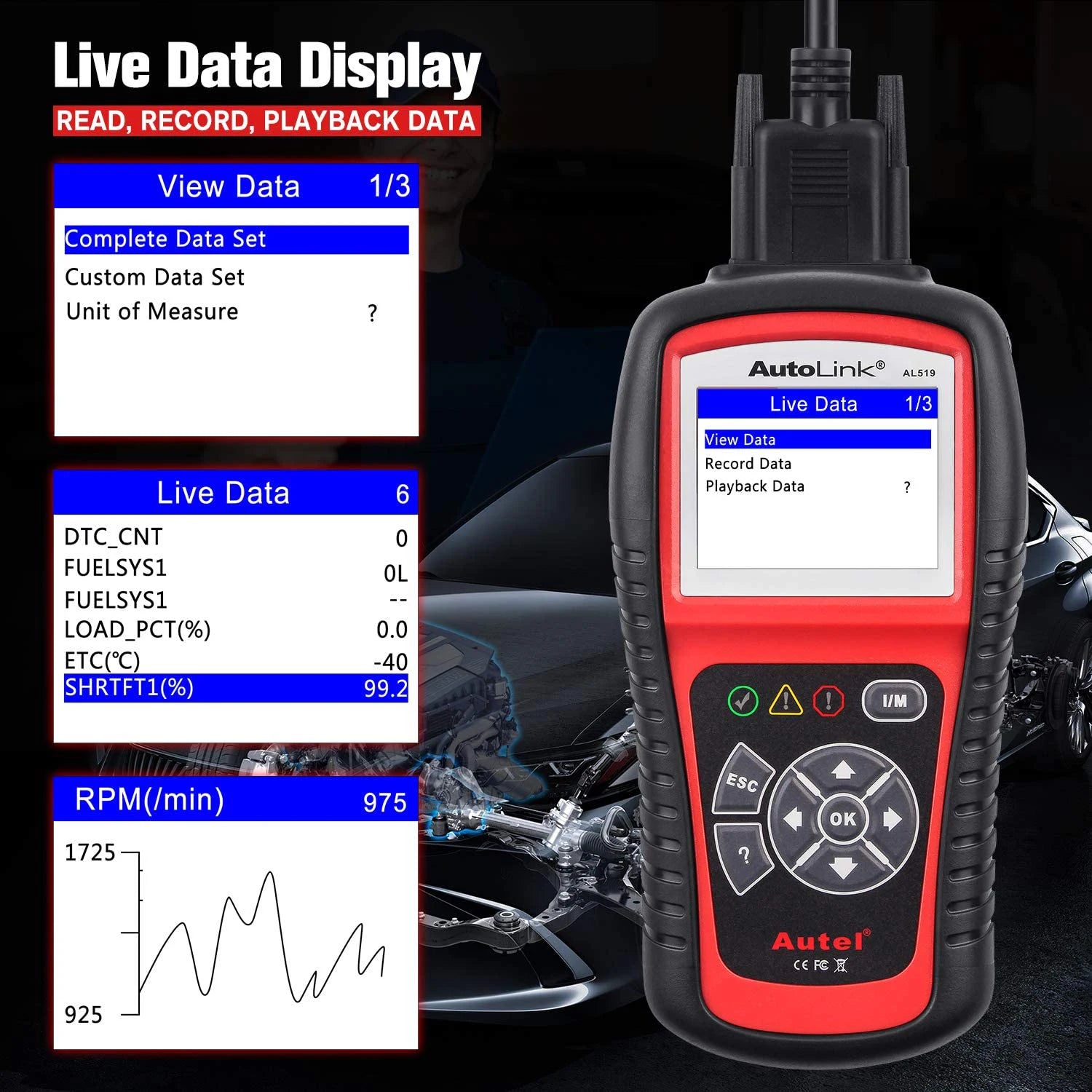Autel AL519 Automotive Diagnostic Scanner — image 3