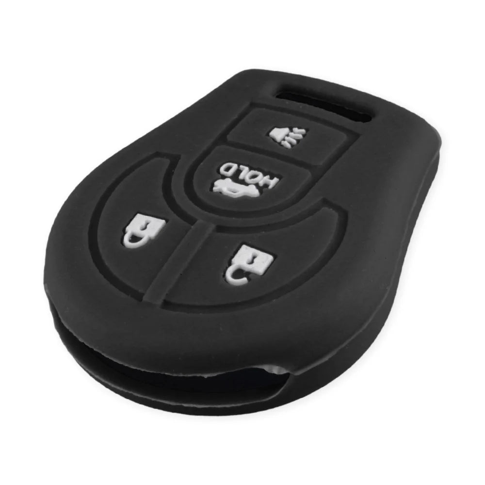 KEYYOU For Nissan Micra Qashqai Maxima Altima Sentra Versa Car Silicone 4 Button Remote Key Case Fob Cover Holder Blackbox Automotive Diagnostics