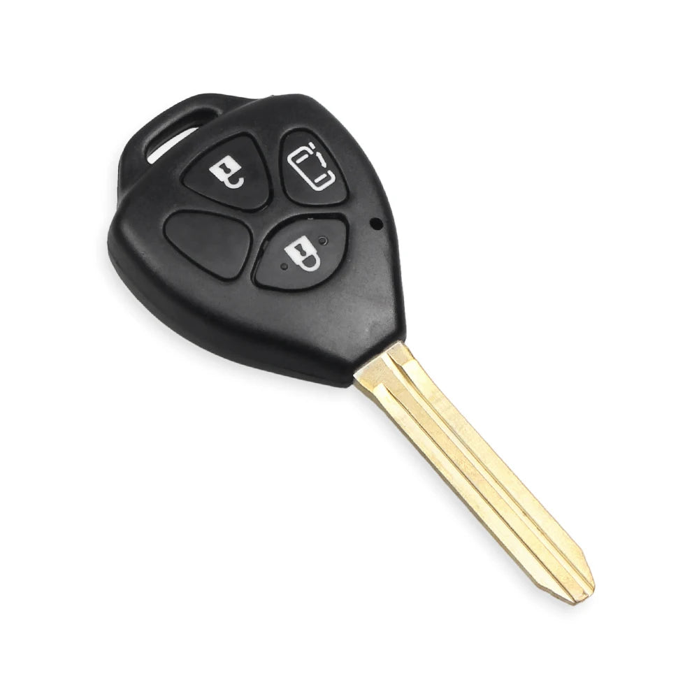 KEYYOU 2/3/4 Buttons Remote Car Key Case Shell FOB For Toyota Camry RAV4 Yaris Prado Tarago Corolla REIZ Crown Avalon Venza Blackbox Automotive Diagnostics