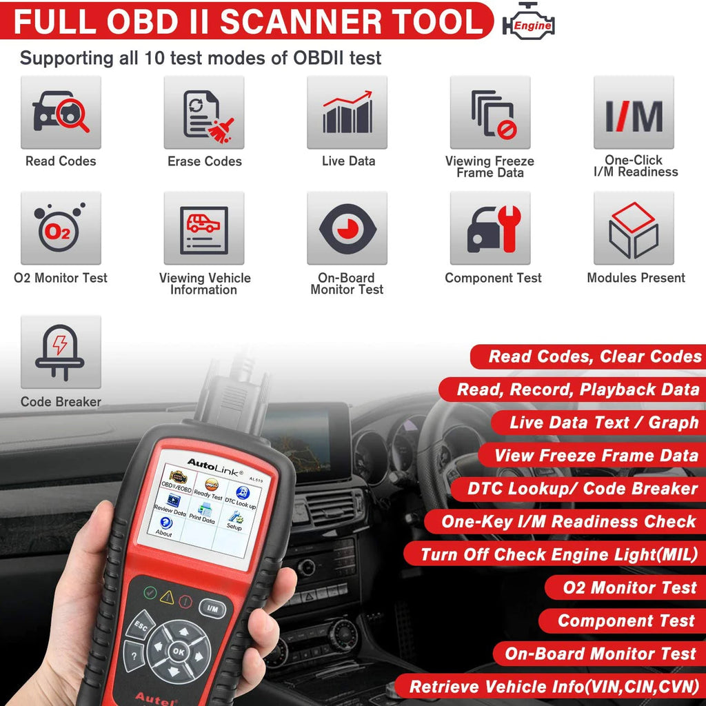 Autel AL519 Automotive Diagnostic Scanner — image 2