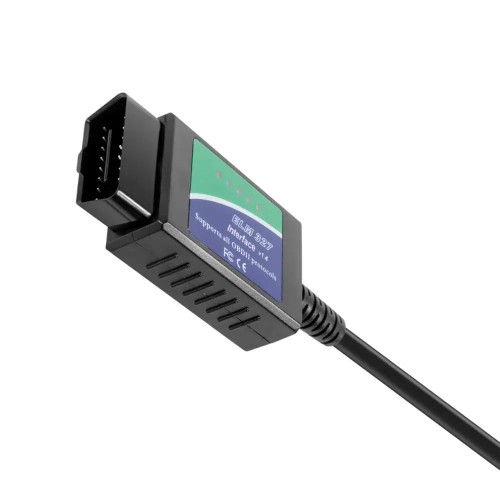 Elm327 USB V1.4 OBD2 Diagnostic Cable with Original Chip FT232RL 25K80 Chip OBD External Equipment For Ducati Motorcycles Blackbox Automotive Diagnostics
