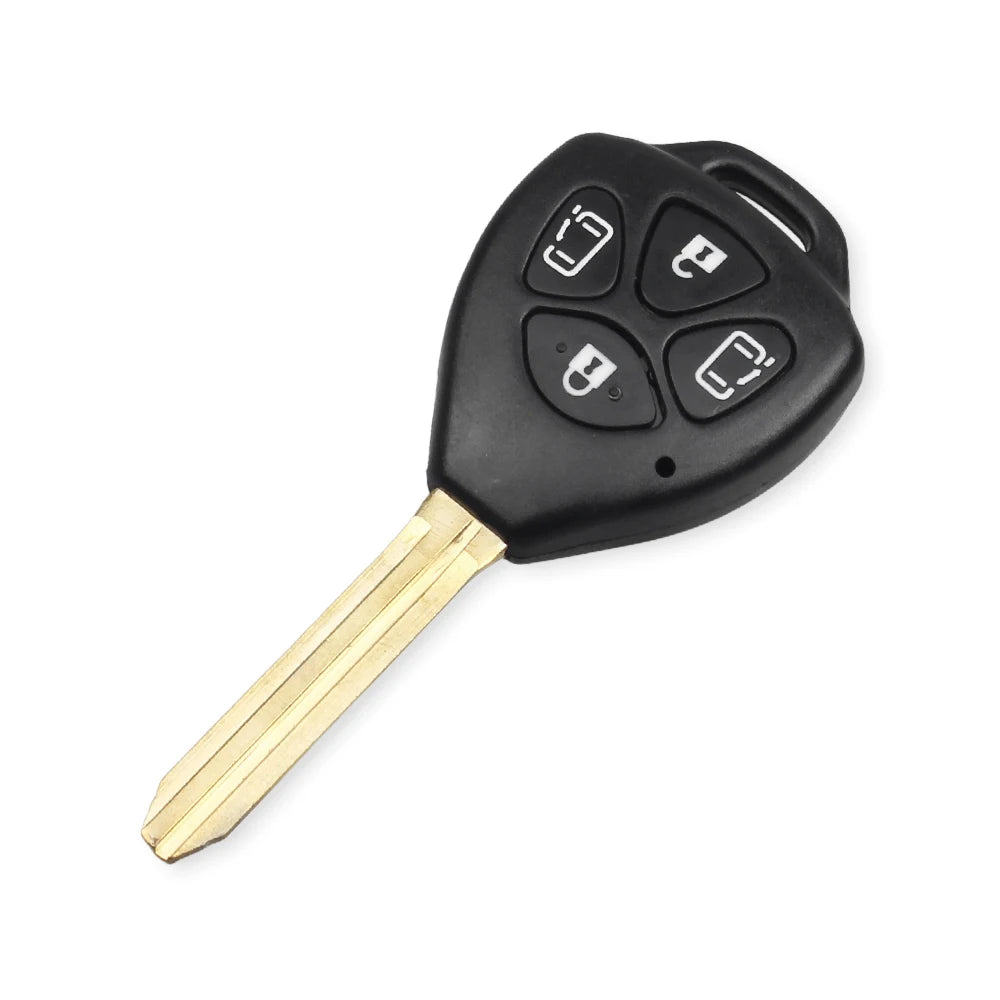 KEYYOU 2/3/4 Buttons Remote Car Key Case Shell FOB For Toyota Camry RAV4 Yaris Prado Tarago Corolla REIZ Crown Avalon Venza Blackbox Automotive Diagnostics