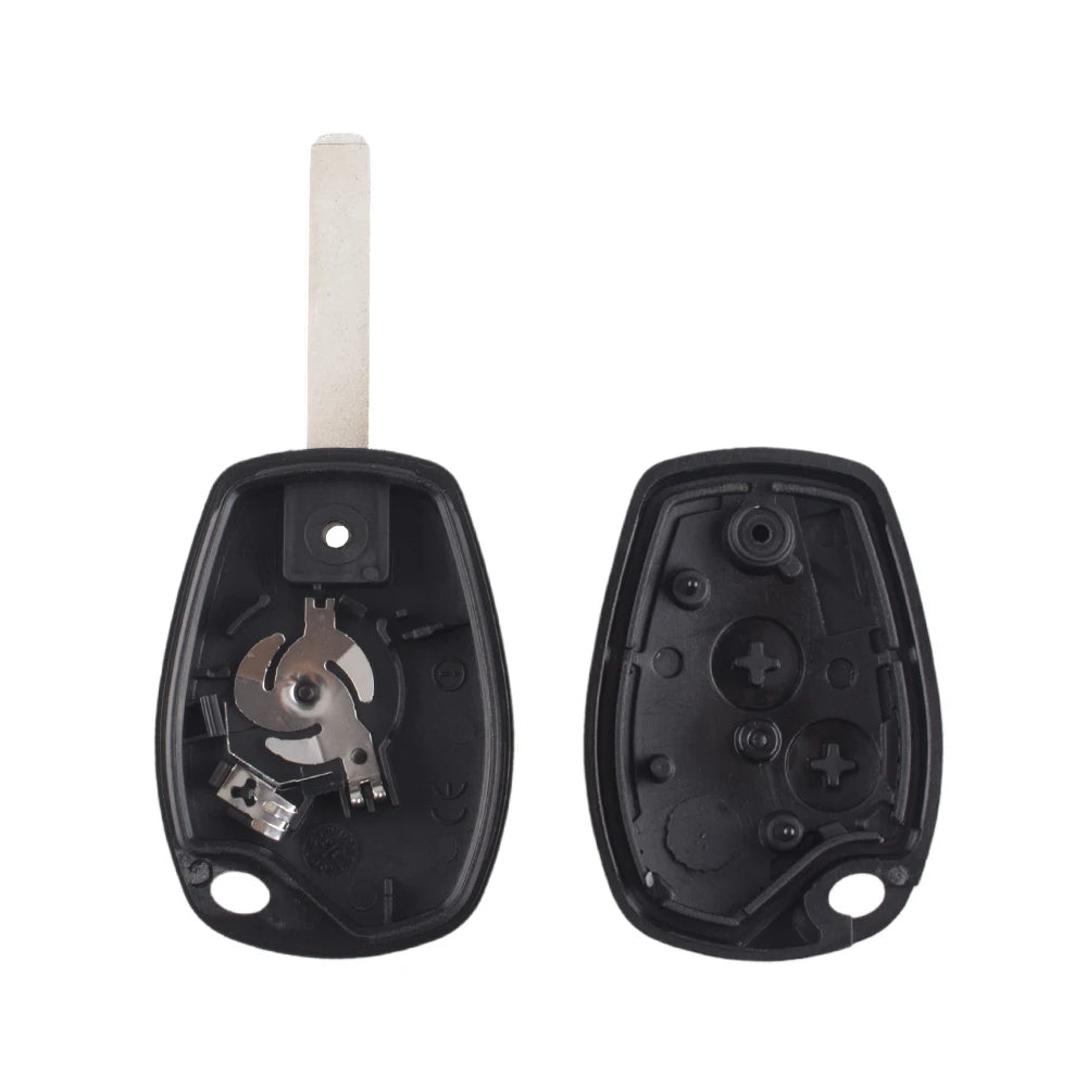 KEYYOU New Replacement 2 Button Key Fob Remote Shell Case Uncut Blade For Renault Modus Clio 3 Twingo Blackbox Automotive Diagnostics