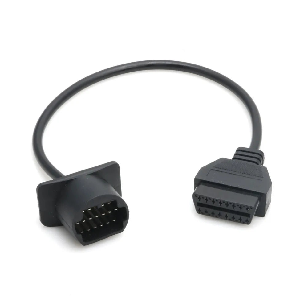 17 To 16 Pin OBD2 Adapters Automobile OBD Connectors Diagnostic Tools ELM327 Extension Cable For Mazda Blackbox Automotive Diagnostics