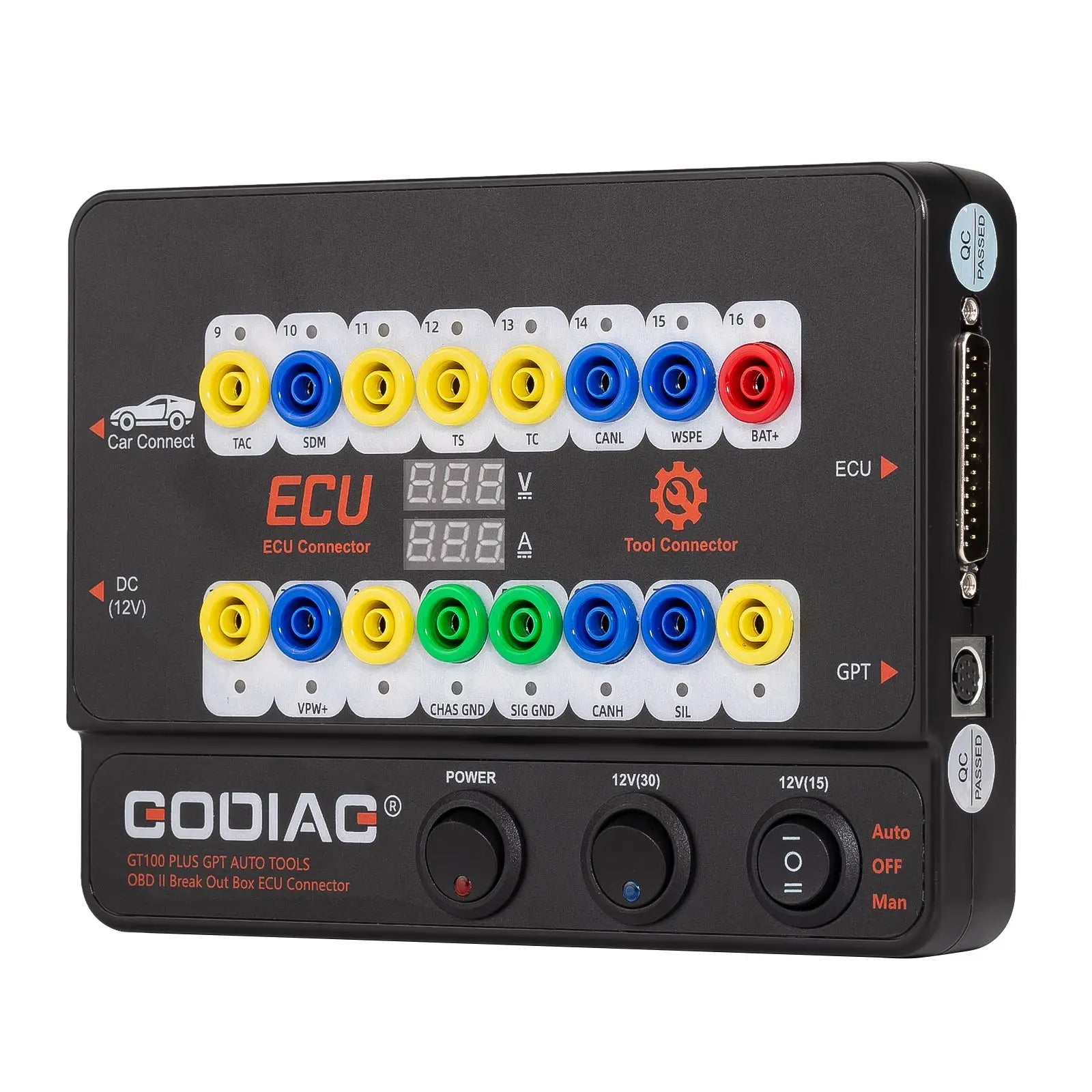 GODIAG GT100 PLUS GPT ENET DOIP 12V-24V AUTO TOOLS OBD II Break Out Box ECU Connector Blackbox Automotive Diagnostics