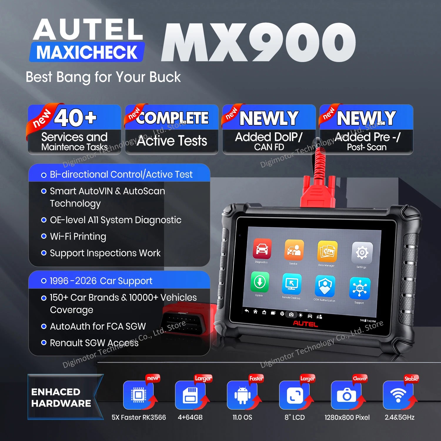 Autel MX900 Automotive Diagnostic Scanner — image 3