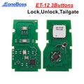 EONEBOSS ET-12 ET-13 ET12 ET13 PCB Board 4A 433MHZ for Toyota/Lexus/Subaru Near-OEM Smart Key Blackbox Automotive Diagnostics