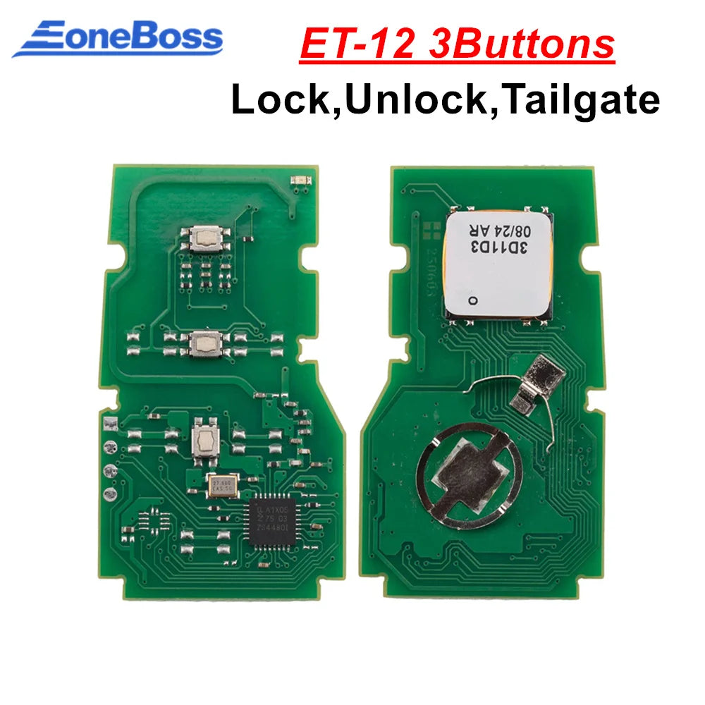 EONEBOSS ET-12 ET-13 ET12 ET13 PCB Board 4A 433MHZ for Toyota/Lexus/Subaru Near-OEM Smart Key Blackbox Automotive Diagnostics