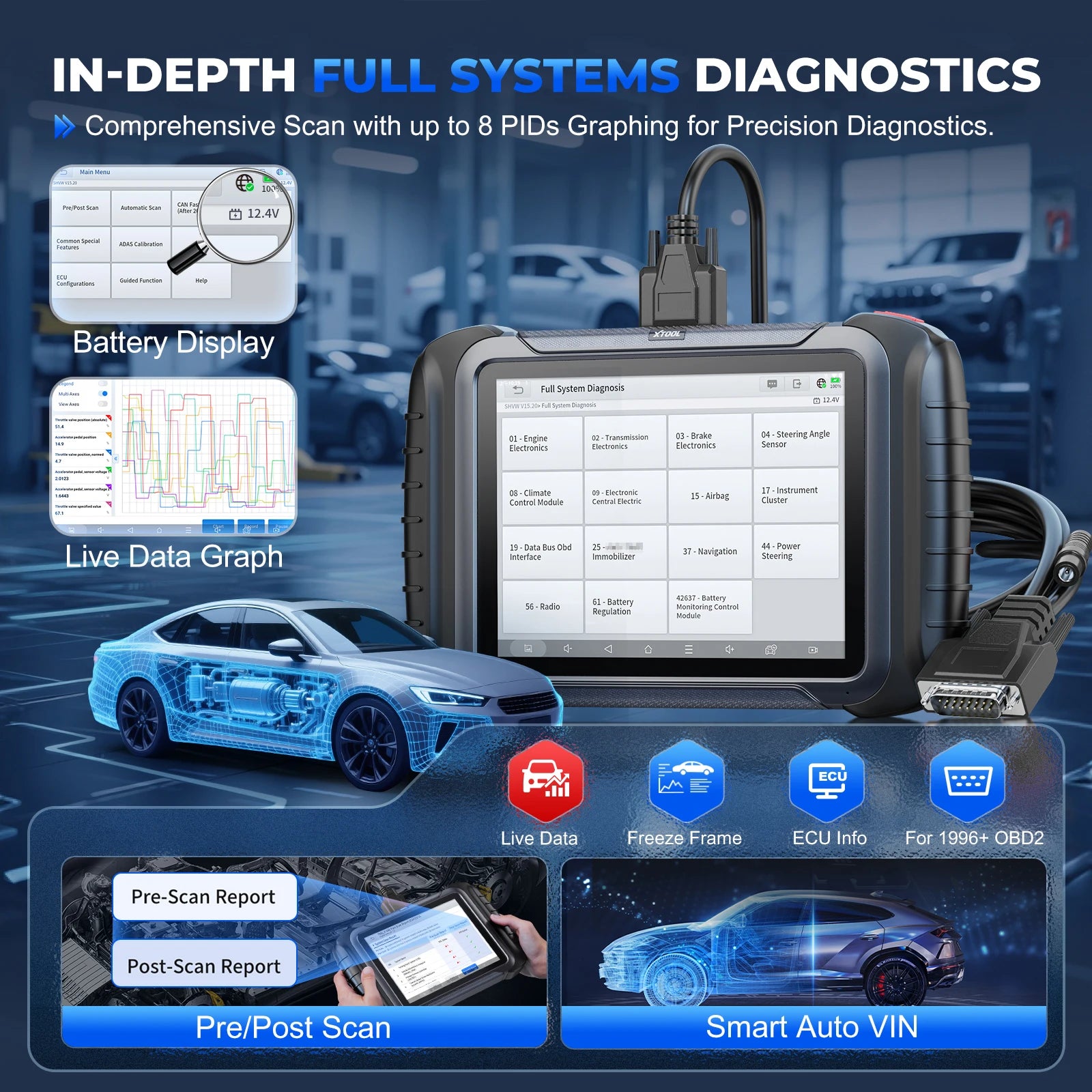 Xtool D8S V2.0 Automotive Diagnostic Scanner — image 5