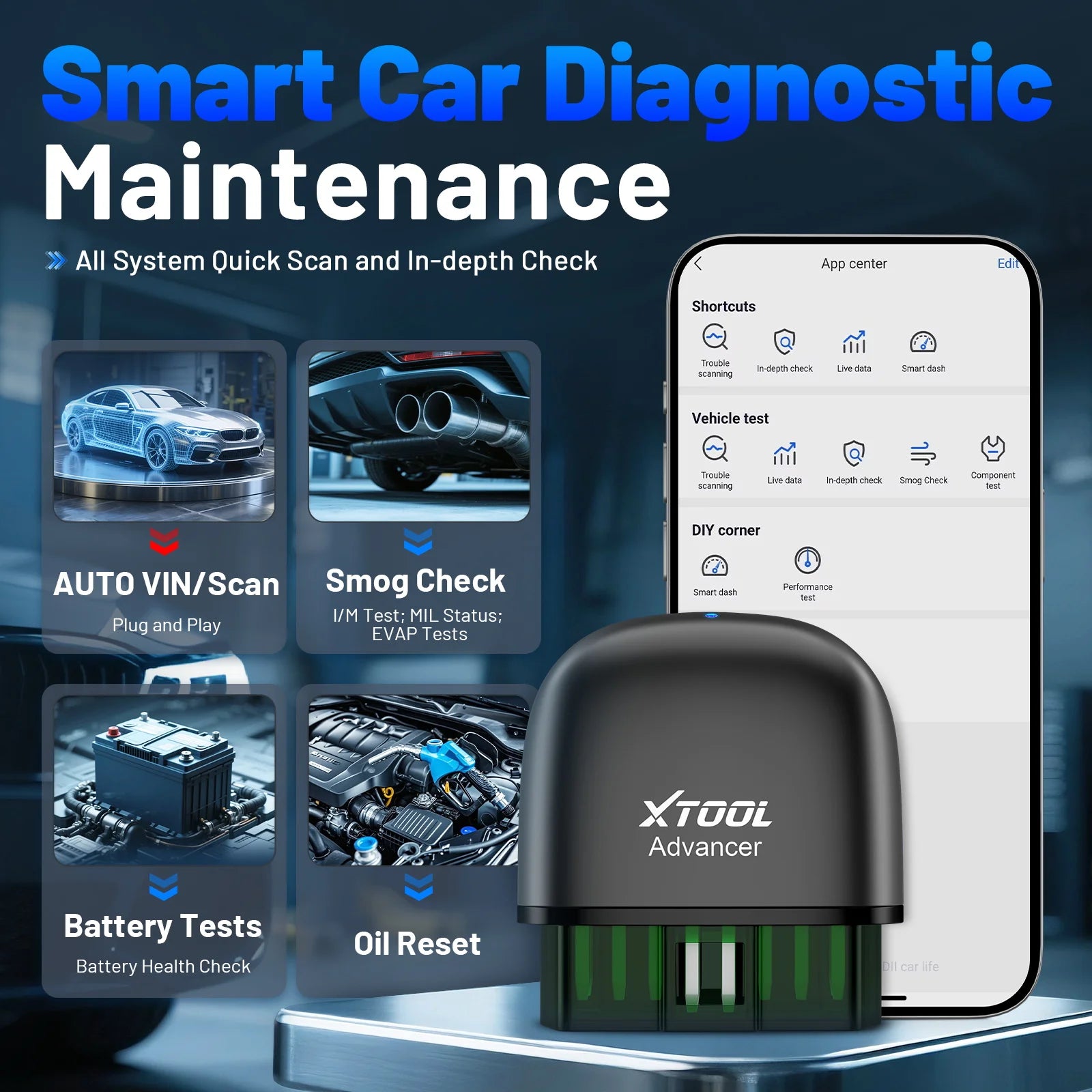 Xtool AD20PRO Battery Service Tool — image 4