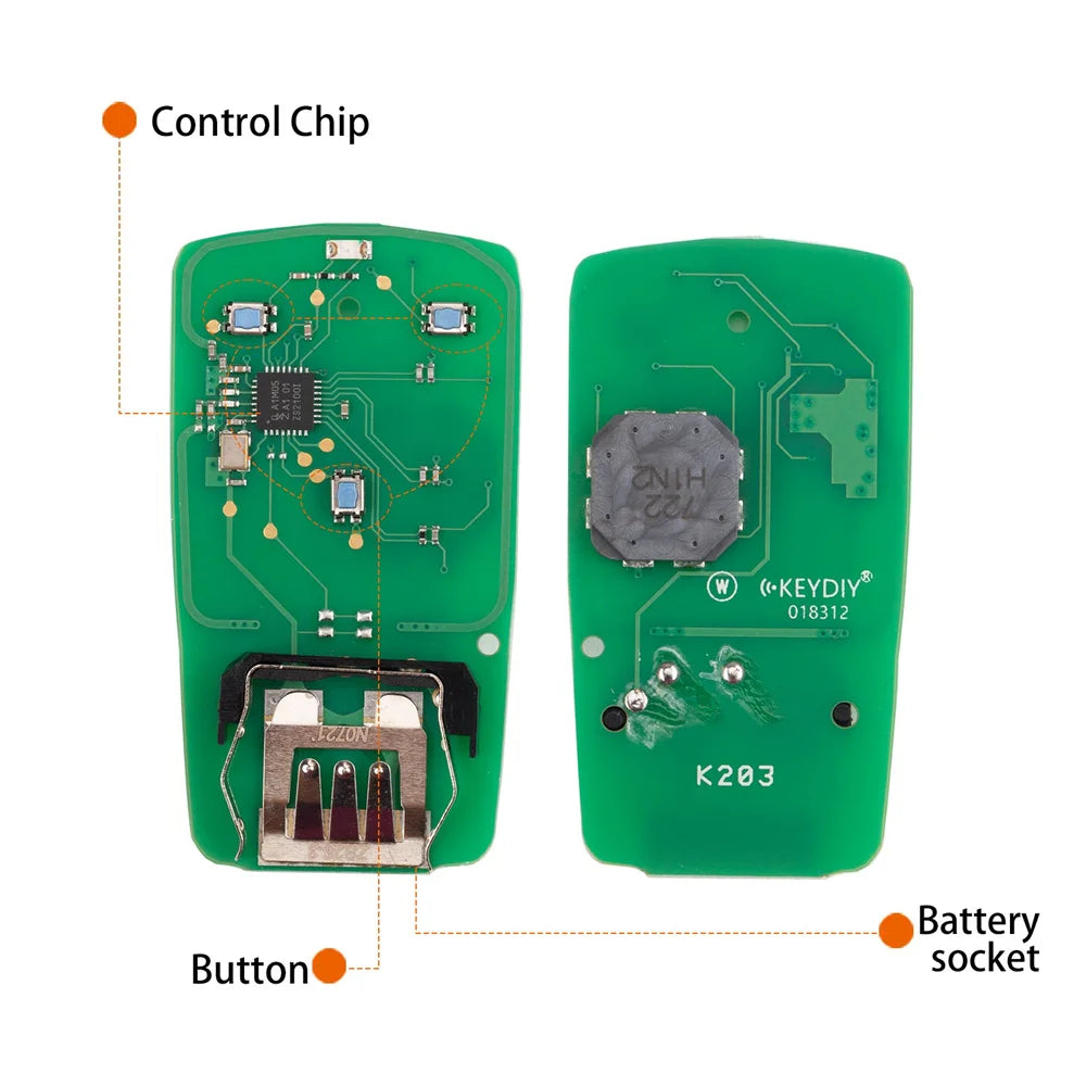 KEYDIY KD ZB26-3 Remote Key — Audi — image 3