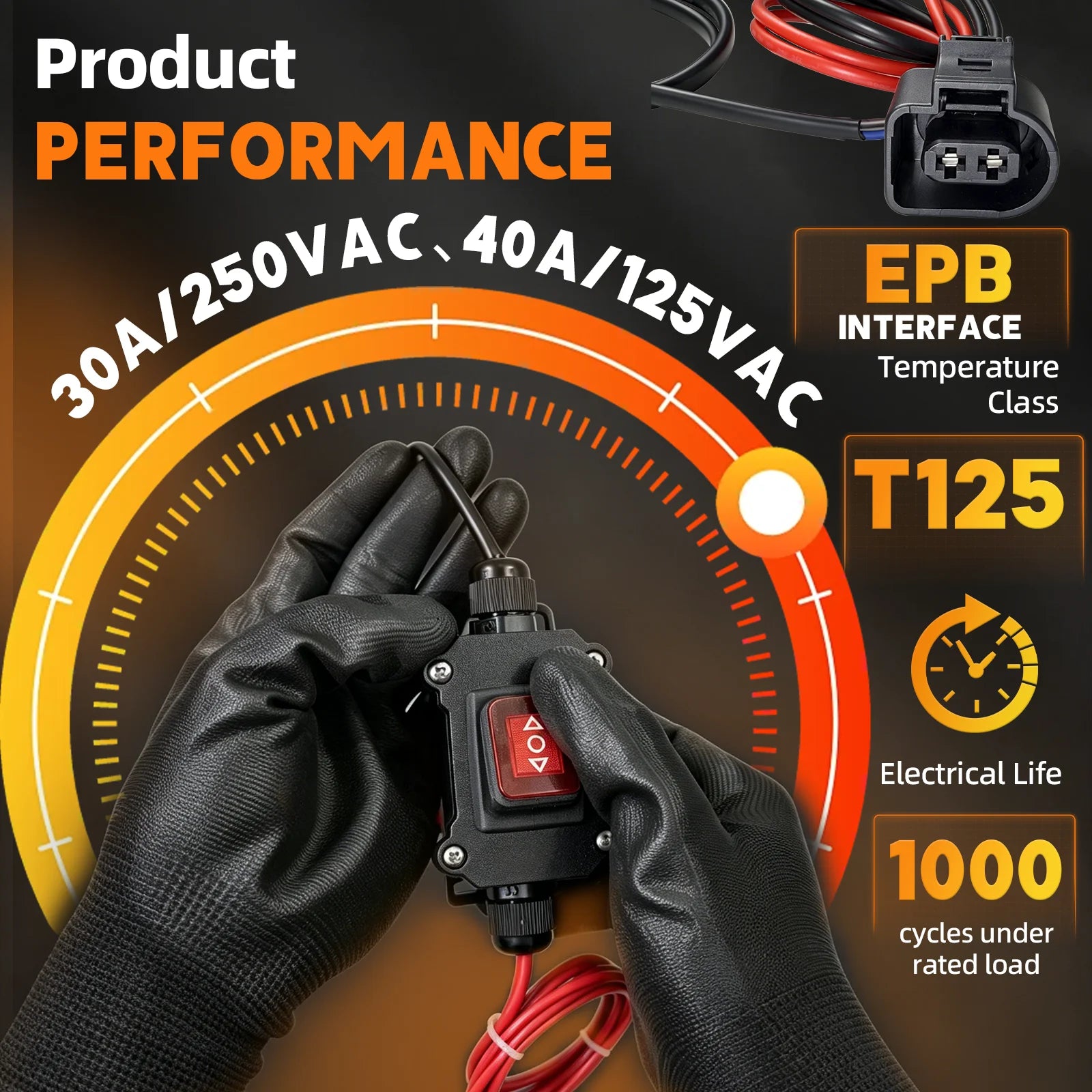 Universal 12VCar EPB Caliper Motor Release Tool, Electronic Parking Brake Motor Reset Device, One Click EPB Caliper Motor Release Tool No Computer Needed for Emergency Brake Service Auto Repair Garage Mechanic Use Blackbox Automotive Diagnostics