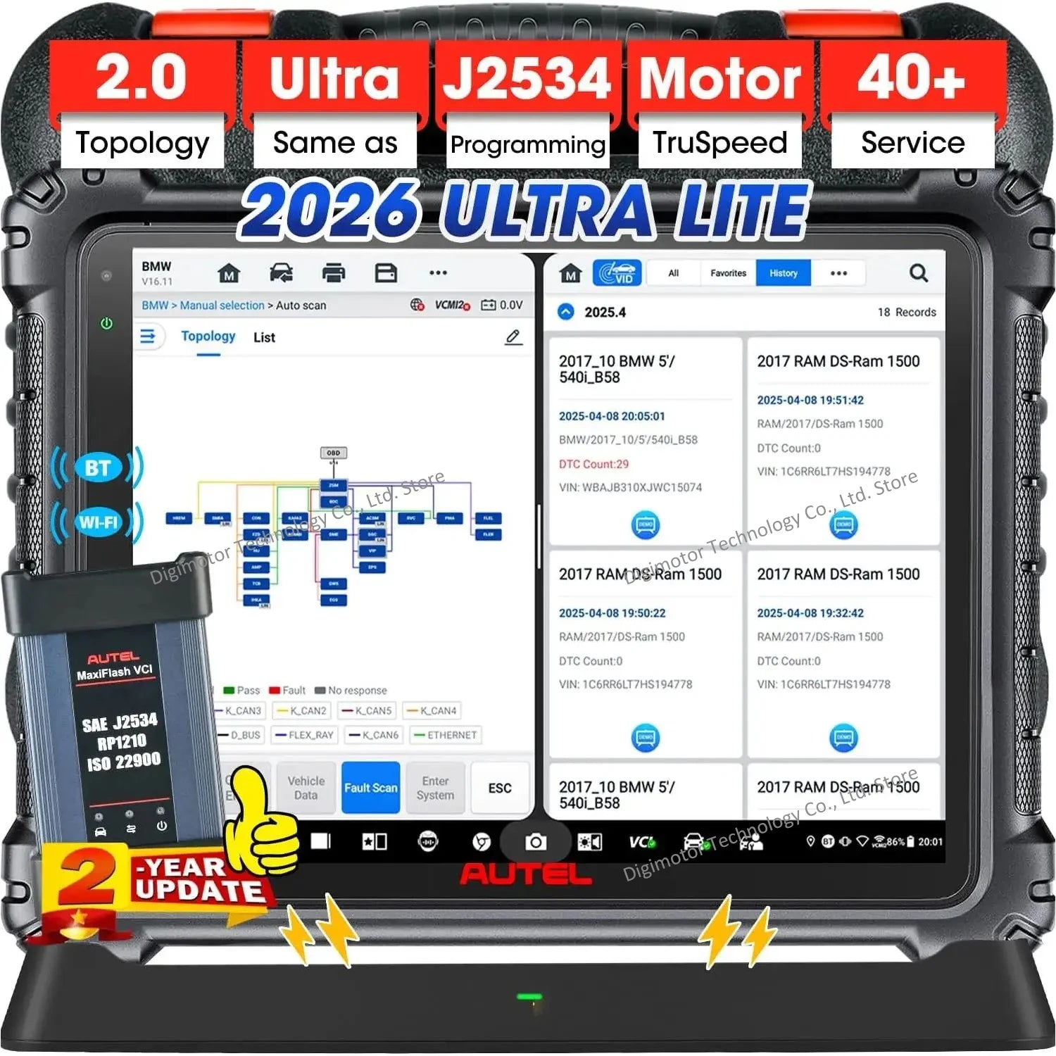 Autel Ultra Lite S Automotive Diagnostic Scanner