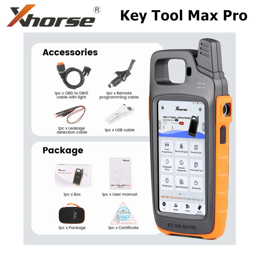 Xhorse VVDI Key Tool Max Pro With Built-in OBD Function Blackbox Automotive Diagnostics