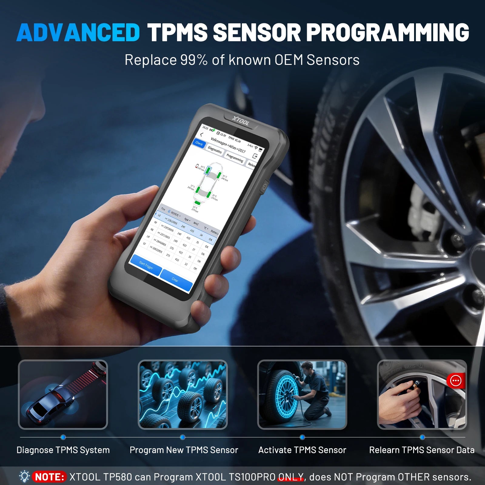 Xtool TP580 TPMS Service Tool — image 3