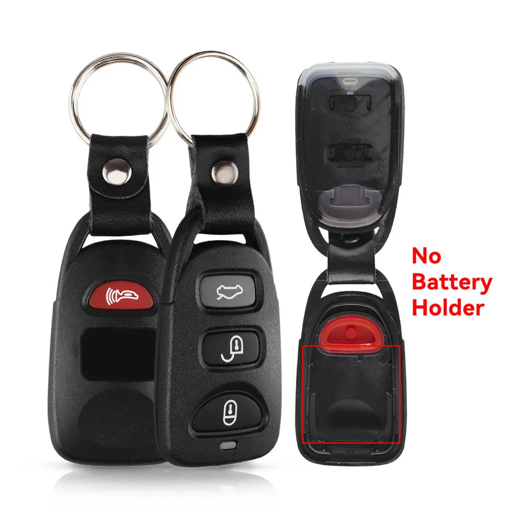 KEYYOU 4 Button 3+1 Panic Remote Key Shell Case Fob Covers 4 Buttons For Hyundai Elantra Sonata Santa 2006-2012 Blackbox Automotive Diagnostics