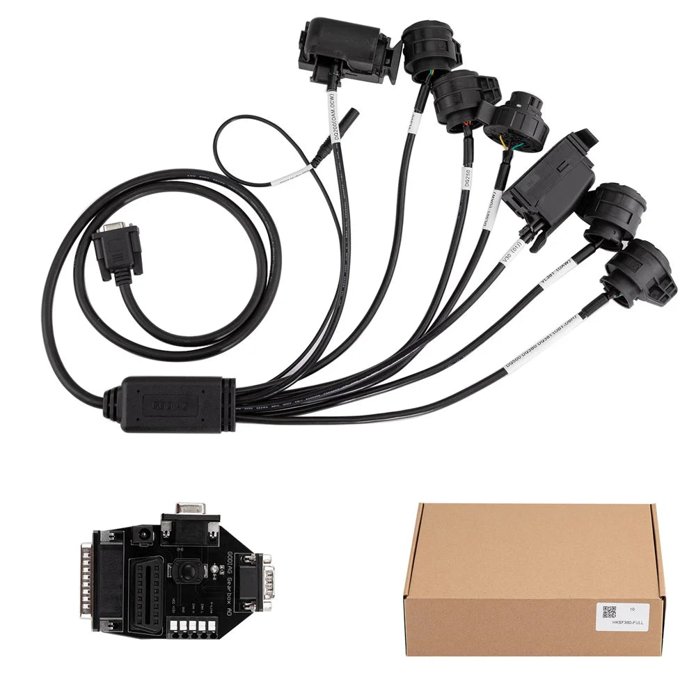 GODIAG Gearbox Cables 7-in-1 Set for V30/ DQ200/ DL501/ VL300/ VL381/ DQ500/ DQ250 Blackbox Automotive Diagnostics
