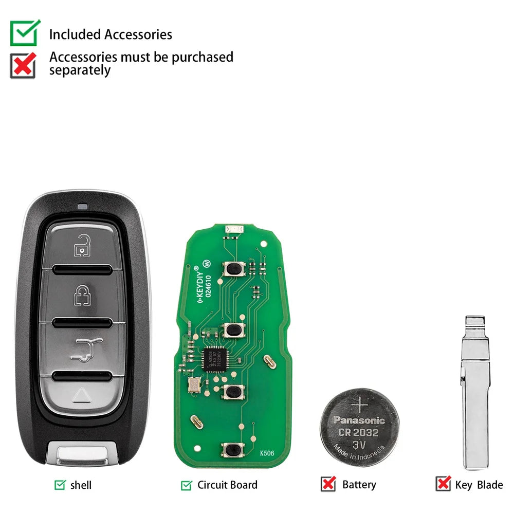 KEYDIY KD ZB27-4 Remote Key — Chrysler — image 3