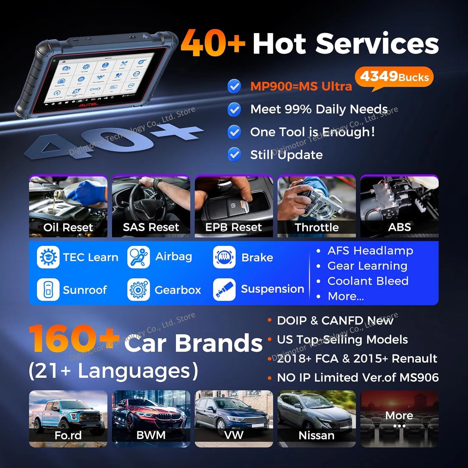 Autel MP900 Automotive Diagnostic Scanner — image 4