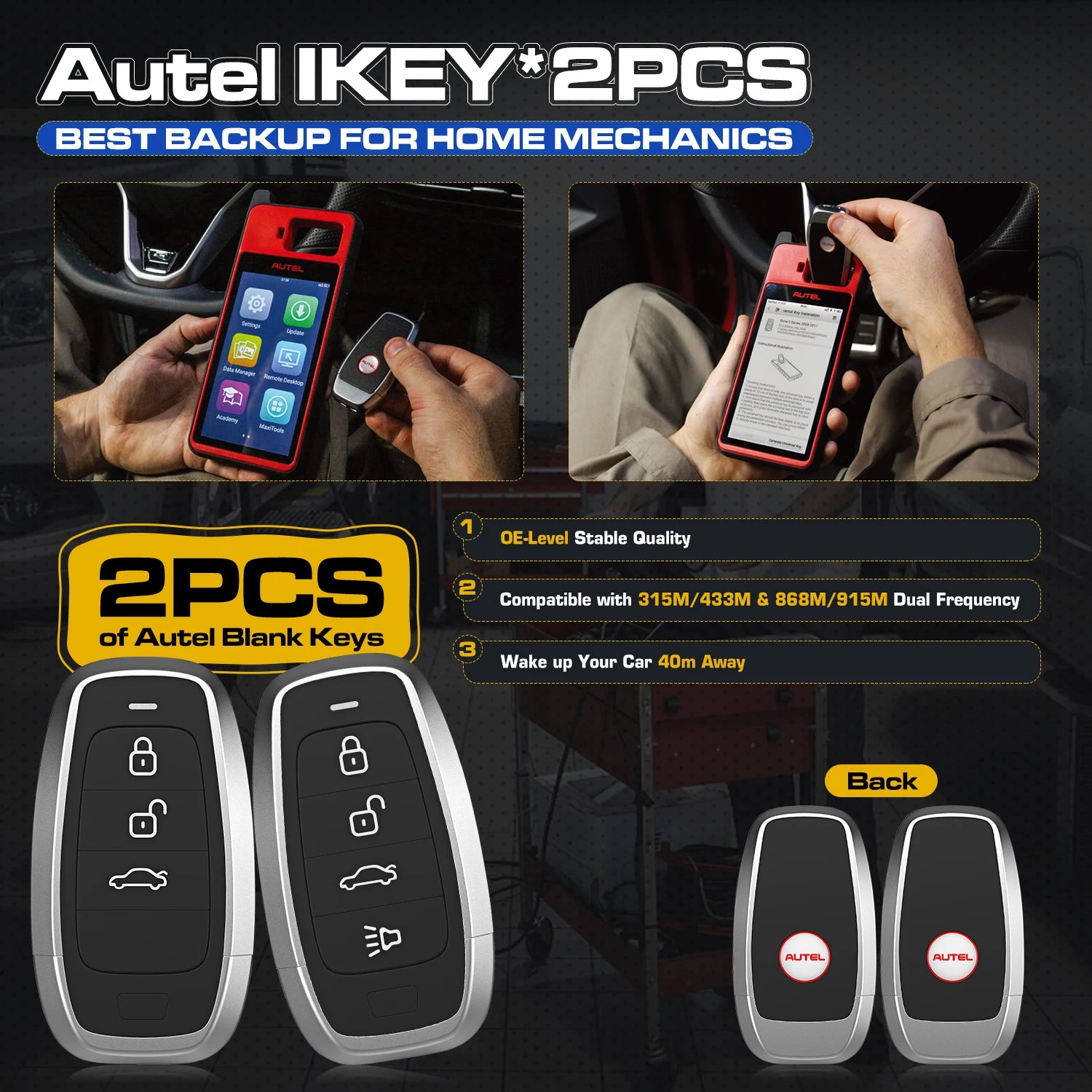 Autel MaxiIM KM100X Key Programmer and Immobilizer Tool