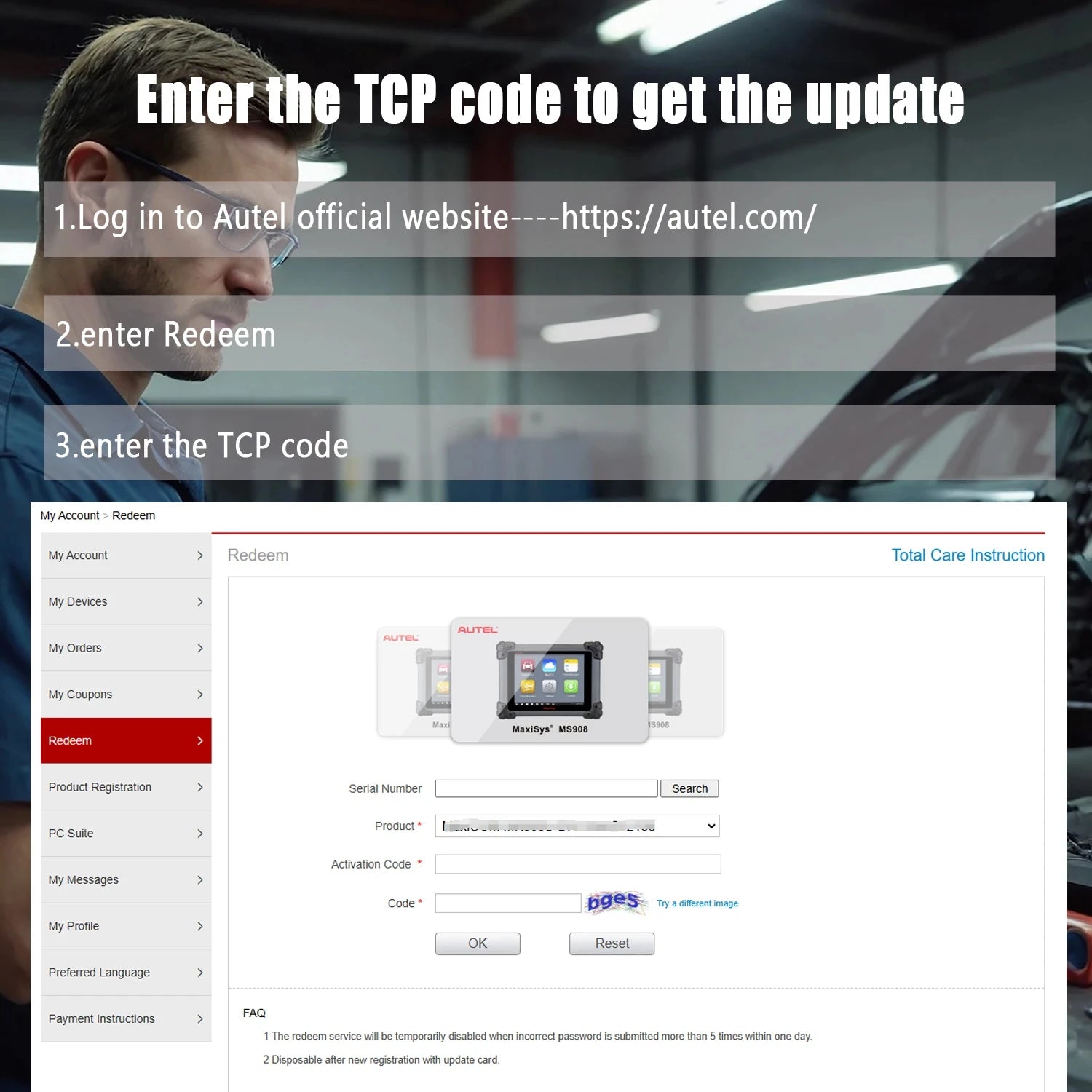 Autel MP808 MP900K MP808S Software Update — image 3