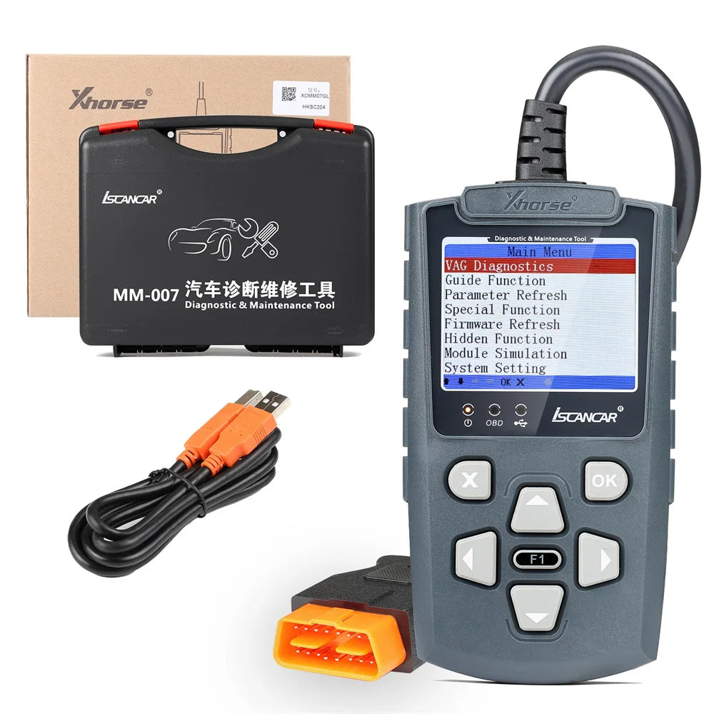 Xhorse Iscancar MM007 MM-007 Diagnostic and Maintenance Tool Support Offline Refresh for Audi/Skoda/Seat Blackbox Automotive Diagnostics