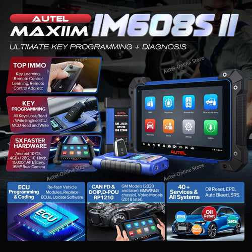 Autel MaxiIM IM608S II Key Programmer and Immobilizer Tool