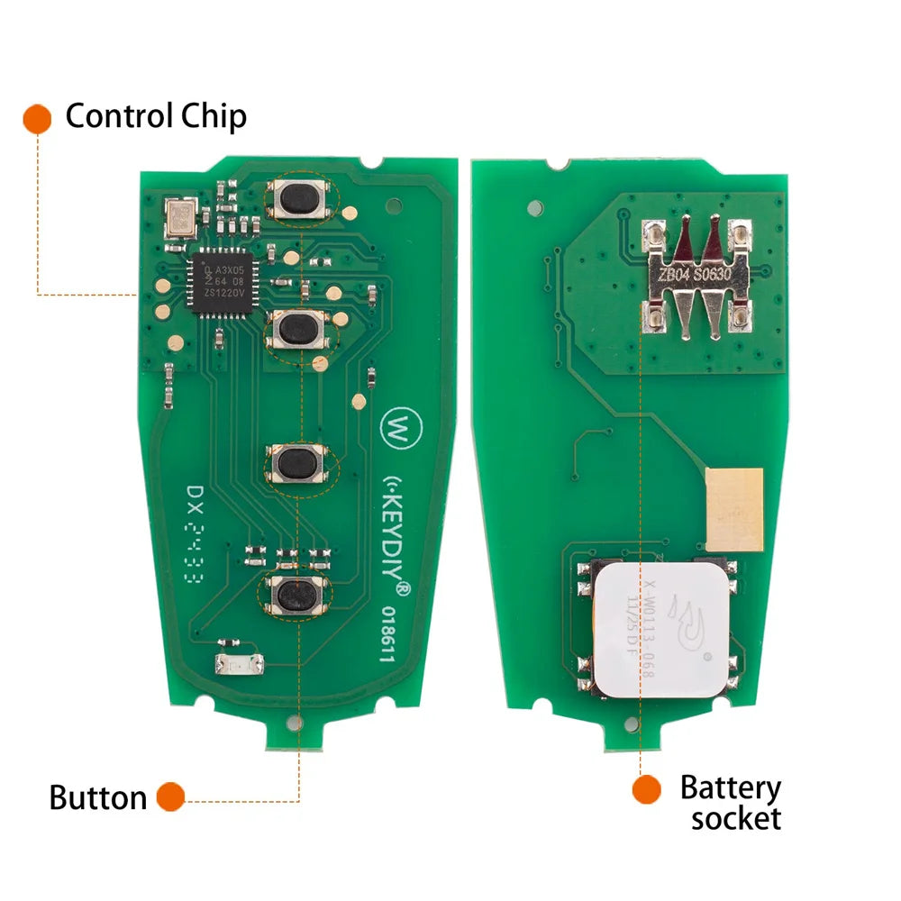 KEYDIY KD ZB04-4 Remote Key — Hyundai — image 3