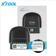 XTOOL AD20PRO OBD2 Scanner Check Engine Light IOS & Android Car Diagnostic Tool Battery Test Code Reader Lifetime Free Update Blackbox Automotive Diagnostics