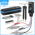 FNIRSI LCR-ST2 2-in-1 Digital Tweezer Bridge LCR ESR Meter SMD Test Kelvin Clip Electronic Component Multifunctional Tester Tool Blackbox Automotive Diagnostics