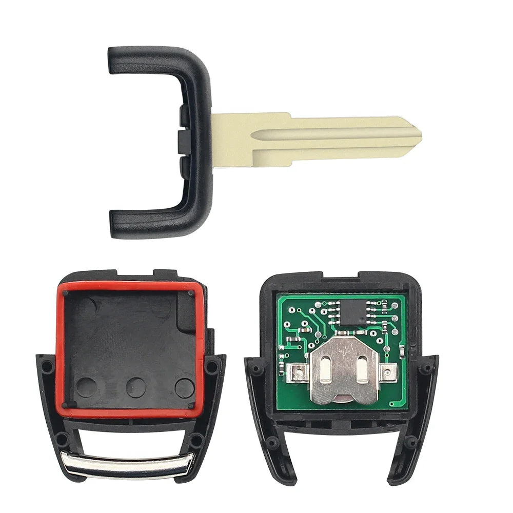 KEYYOU 1PCS 433.92MHz 433Mhz Remote Control Car Key 2 Buttons Fob For Opel Zafira Astra A / G BOSCH TS ASTRA 1999-2005 Keys Blackbox Automotive Diagnostics