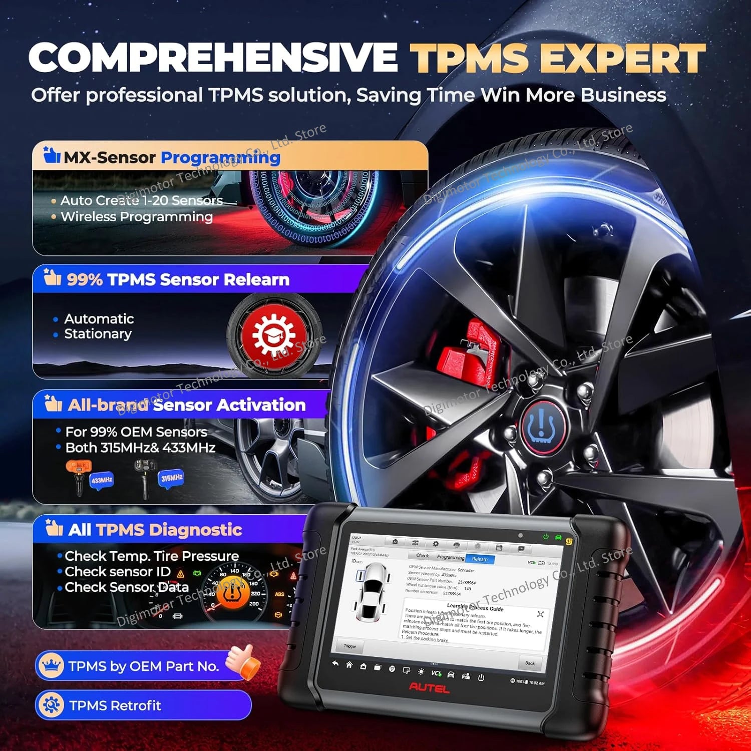 Autel MX808S-TS TPMS Sensor — image 4