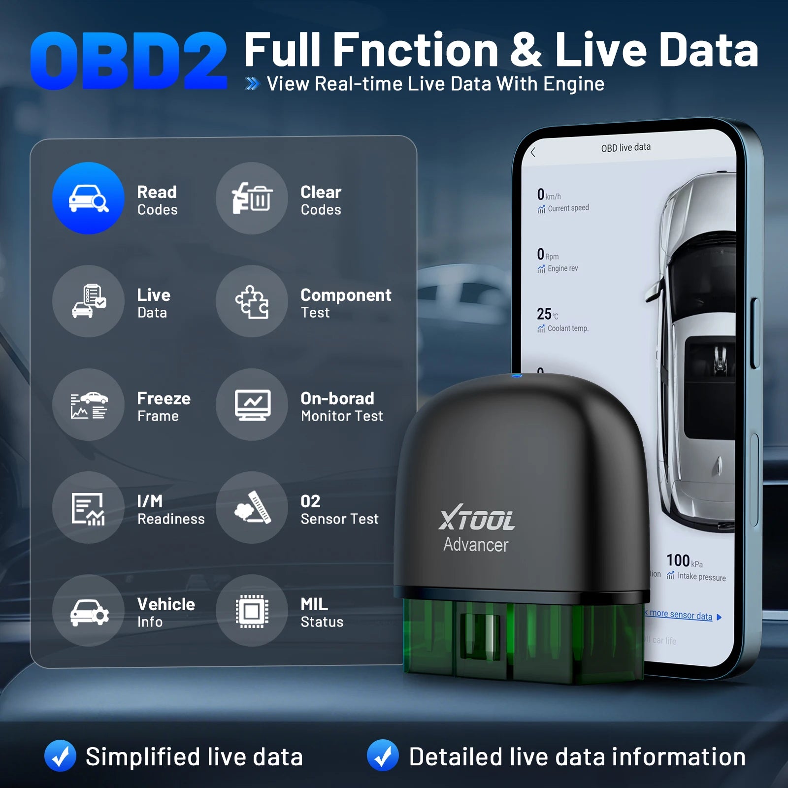 Xtool AD20PRO Battery Service Tool — image 3