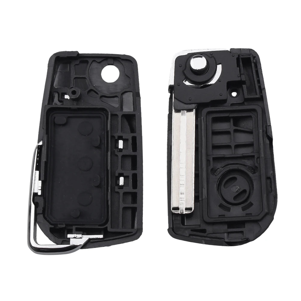 KEYYOU 3 Button Flip Remote Key Shell Cover Fit For Toyota Camry Levin Corolla Reiz Highlander Key Case TOY48 Blade 2014 Blackbox Automotive Diagnostics