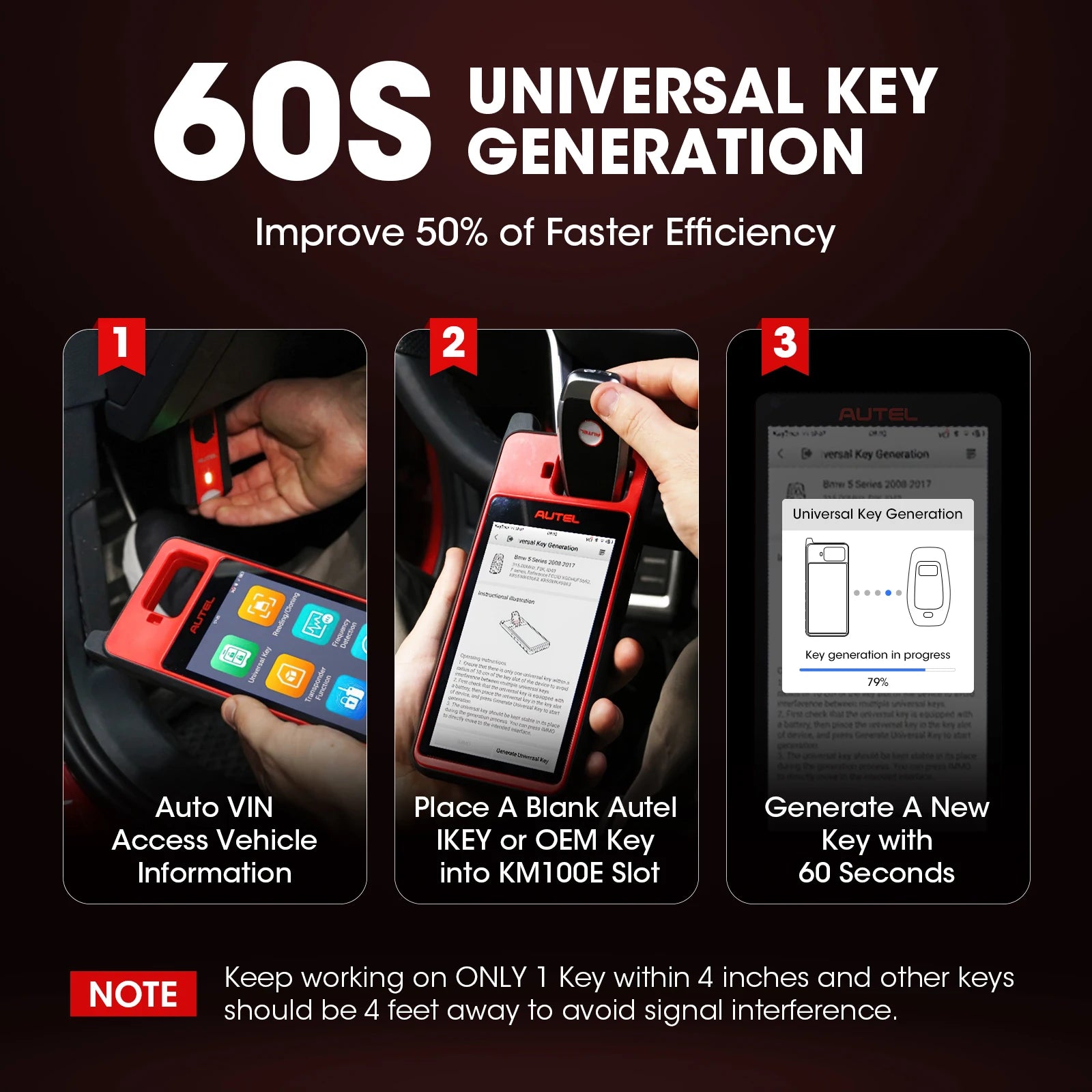 Autel MaxiIM KM100E Key Programmer and Immobilizer Tool
