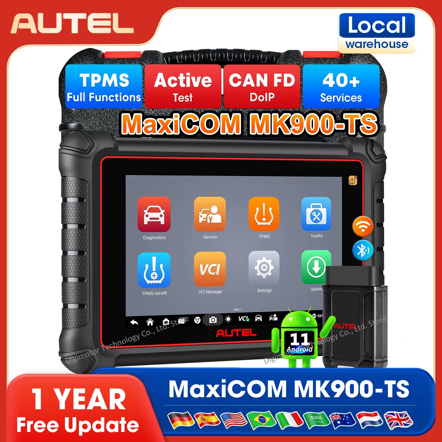 Autel MK900-TS TPMS Service Tool