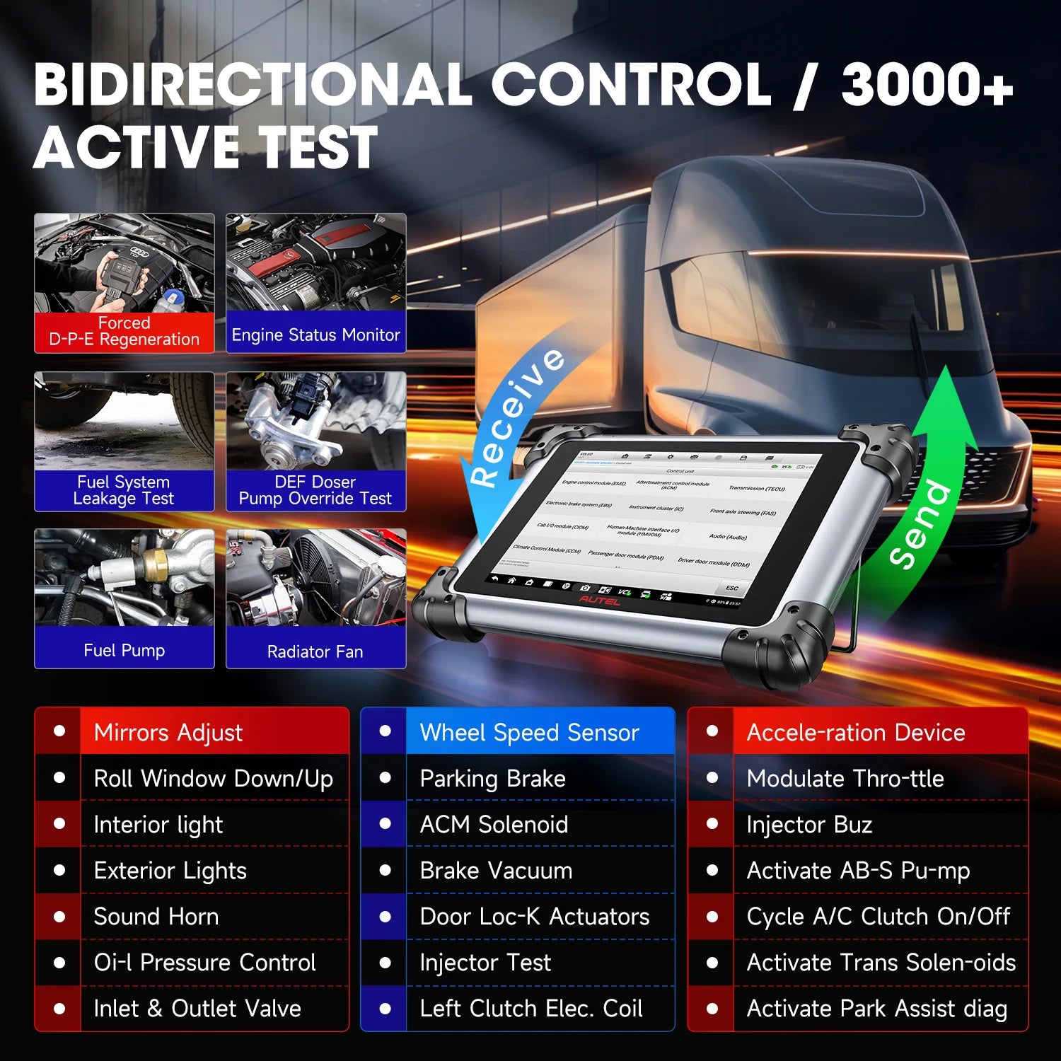 Autel MAXISYS MS908CV II Bidirectional Diagnostic Scanner