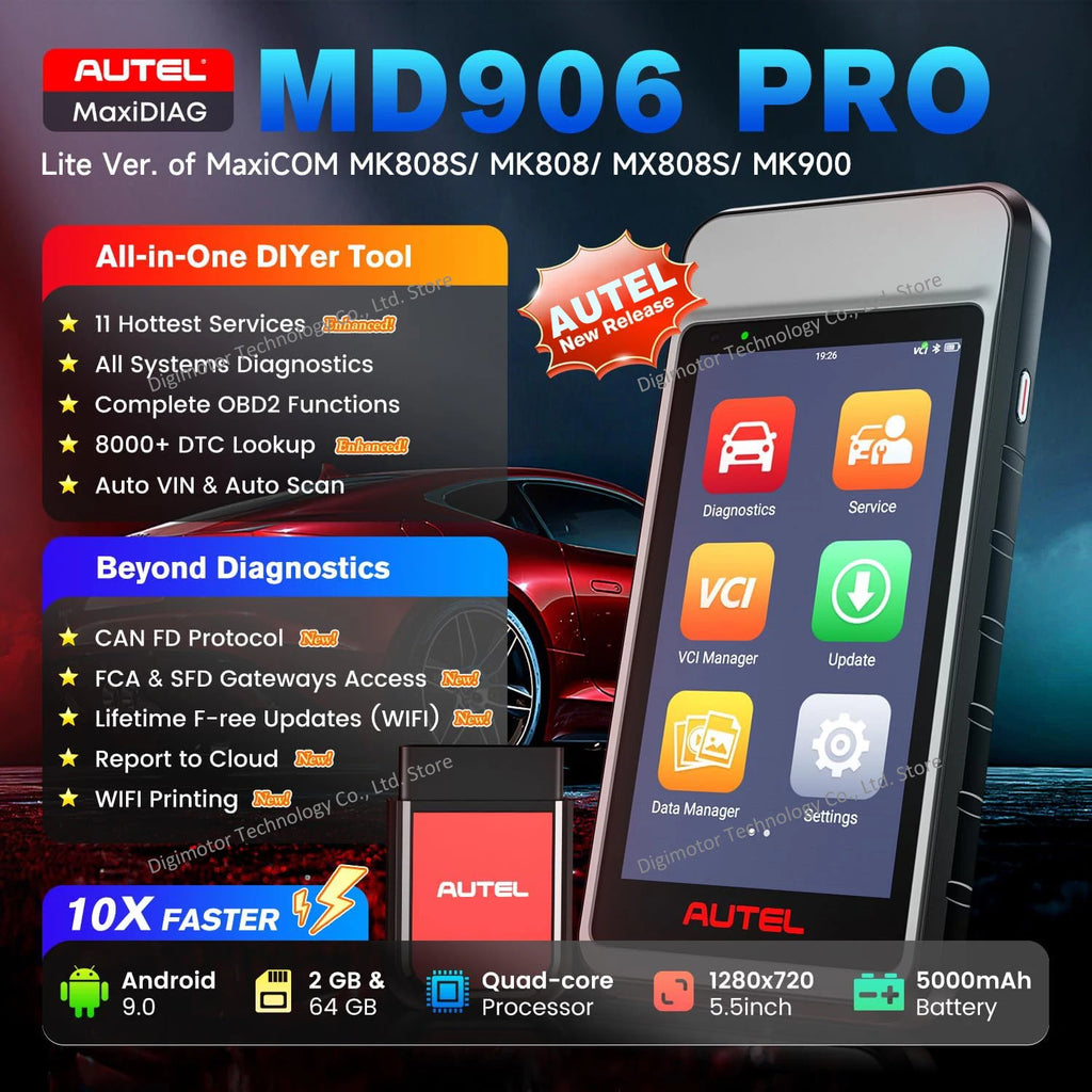 Autel MD906 Pro Automotive Diagnostic Scanner — image 3