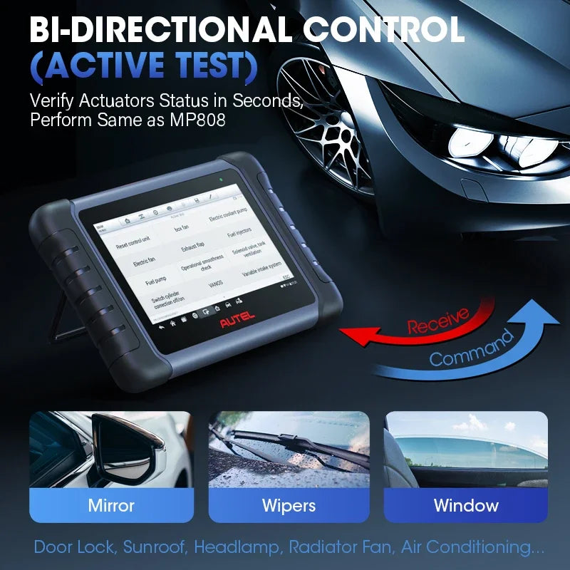 Autel MaxiCOM MK808S Bidirectional Diagnostic Scanner