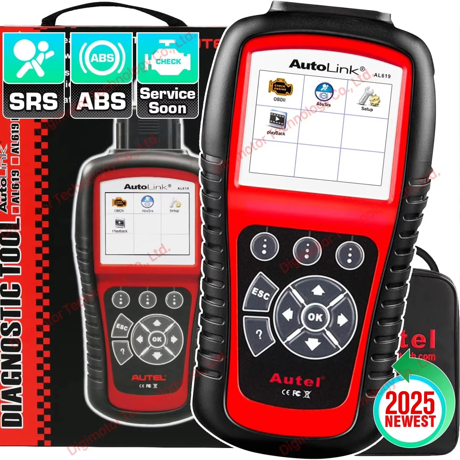 Autel AL619 Automotive Diagnostic Scanner