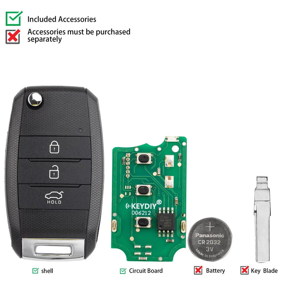 KEYDIY KD B19-3 Remote Key — Kia — image 2