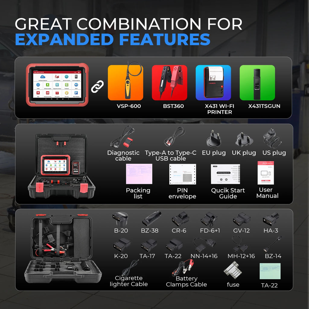 Launch X431 Bidirectional Diagnostic Scanner