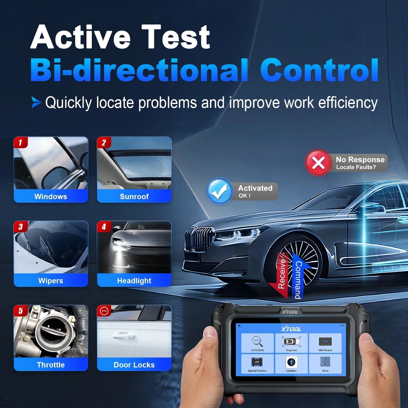Xtool IP500-TLS Automotive Diagnostic Scanner — image 3