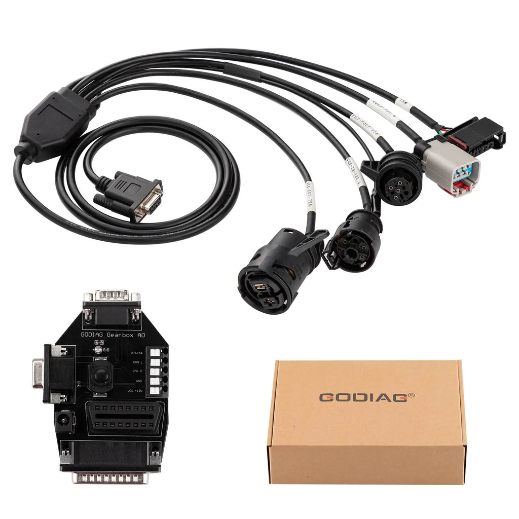 GODIAG Gearbox ISM Cable 5-in-1 Set for Mercedes Benz VGS-FDCT 724/ VGS2-722.8/ VGS-7G-TRONIC-722.9/ VGS-9GT-725/ ISM Blackbox Automotive Diagnostics
