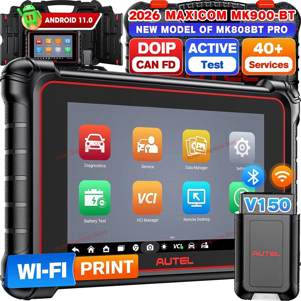 Autel MaxiCOM MK900BT Bidirectional Diagnostic Scanner