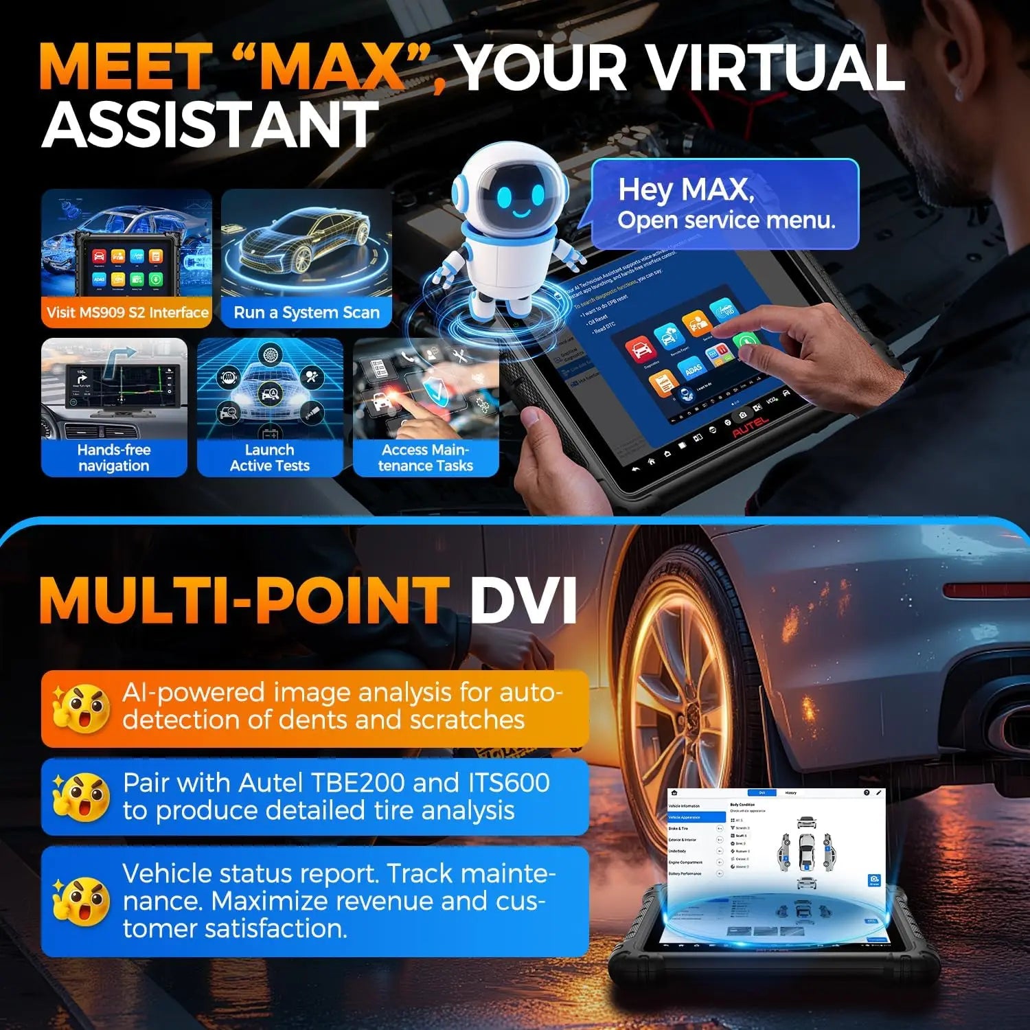 Autel MaxiSys MS909 S Bidirectional Diagnostic Scanner